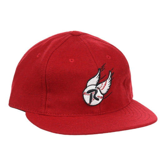 Rochester Red Wings Letterhead Wool Vintage Ballcap product image 1, provided for visual reference and product detail review
