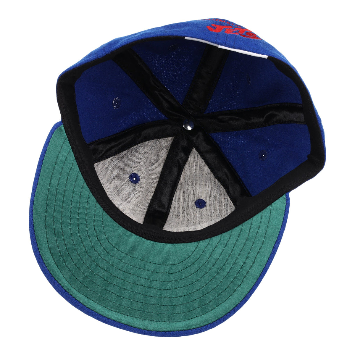 Columbus Jets Letterhead Wool Vintage Ballcap product image 3, provided for visual reference and product detail review