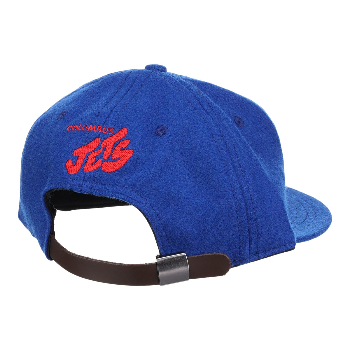 Columbus Jets Letterhead Wool Vintage Ballcap product image 4, provided for visual reference and product detail review