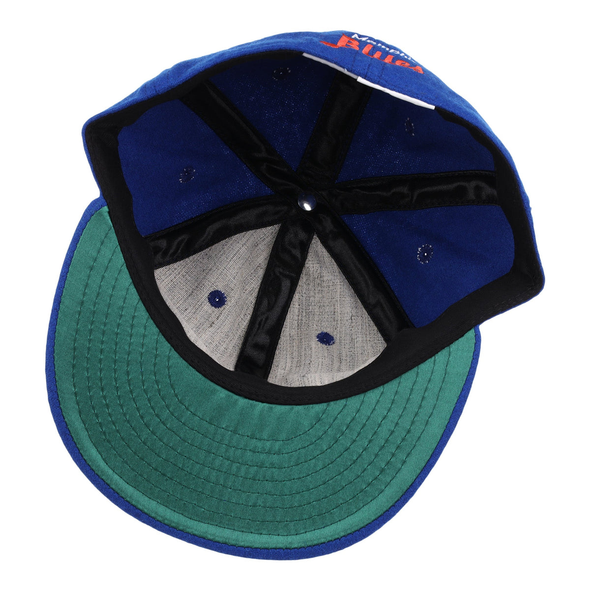 Memphis Blues Letterhead Wool Vintage Ballcap product image 4, provided for visual reference and product detail review