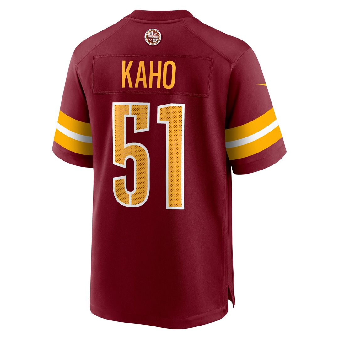 Washington Commanders Ale Kaho Nike Burgundy Game Jersey product image 3