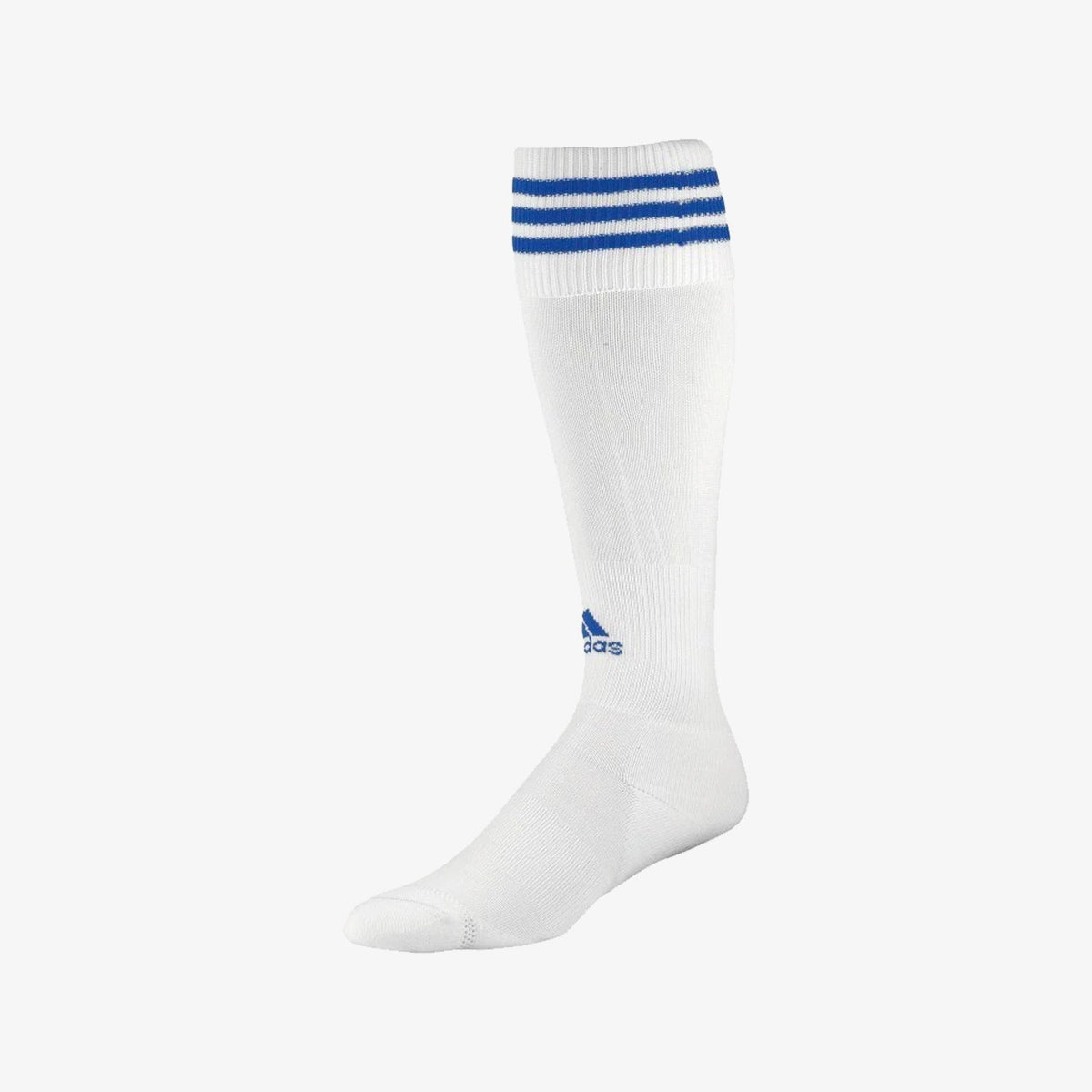 Copa Zone Cushion Soccer Sock White/Royal XSmall product image 1, provided for visual reference and product detail review
