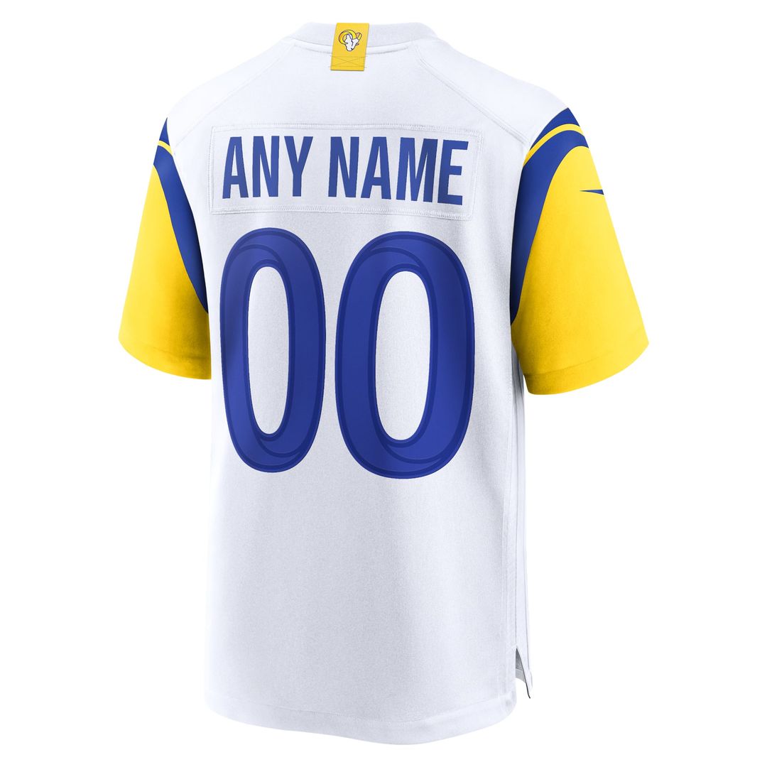 Los Angeles Rams Nike White Alternate Custom Jersey product image 3