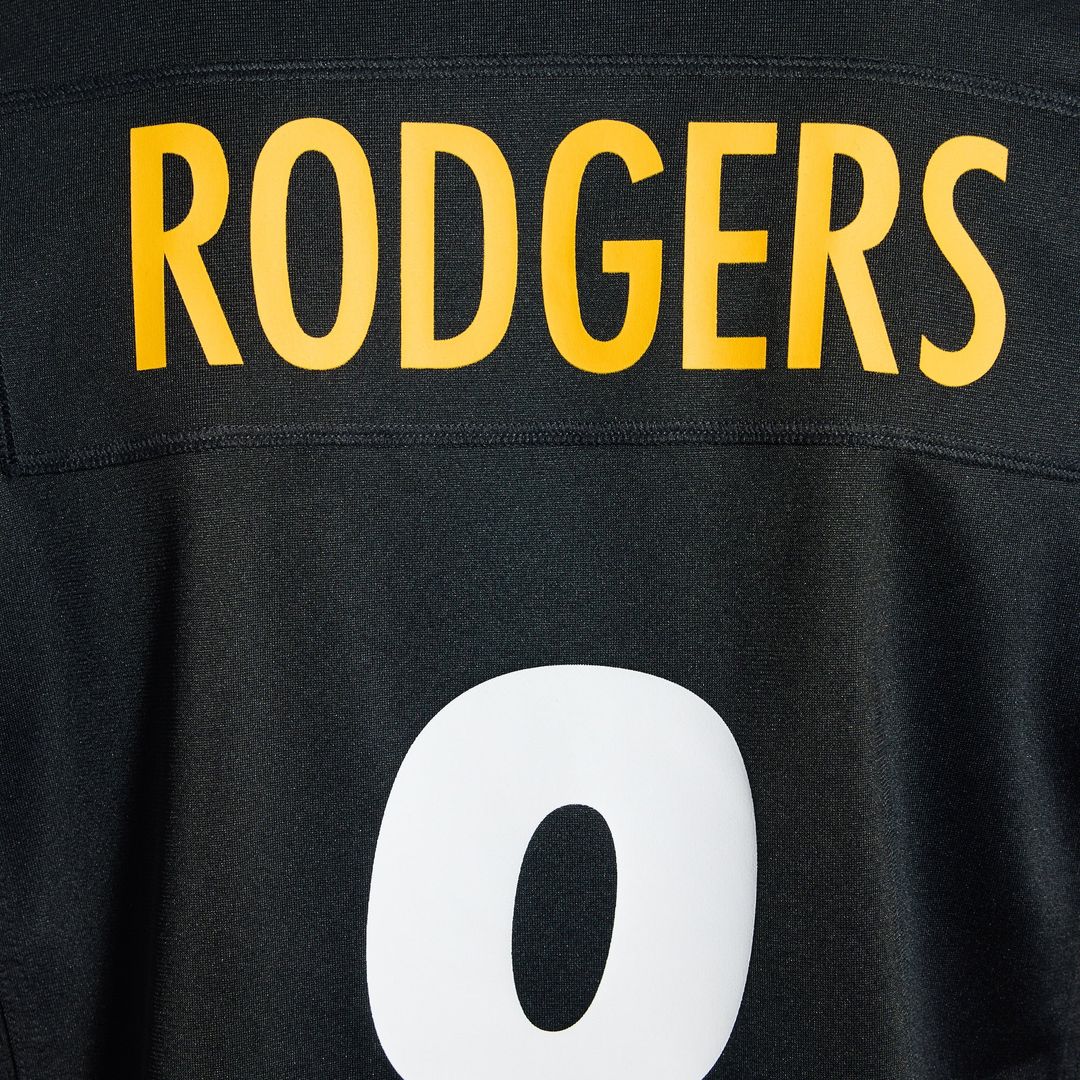 Pittsburgh Steelers Aaron Rodgers Nike Black Game Jersey product image 12