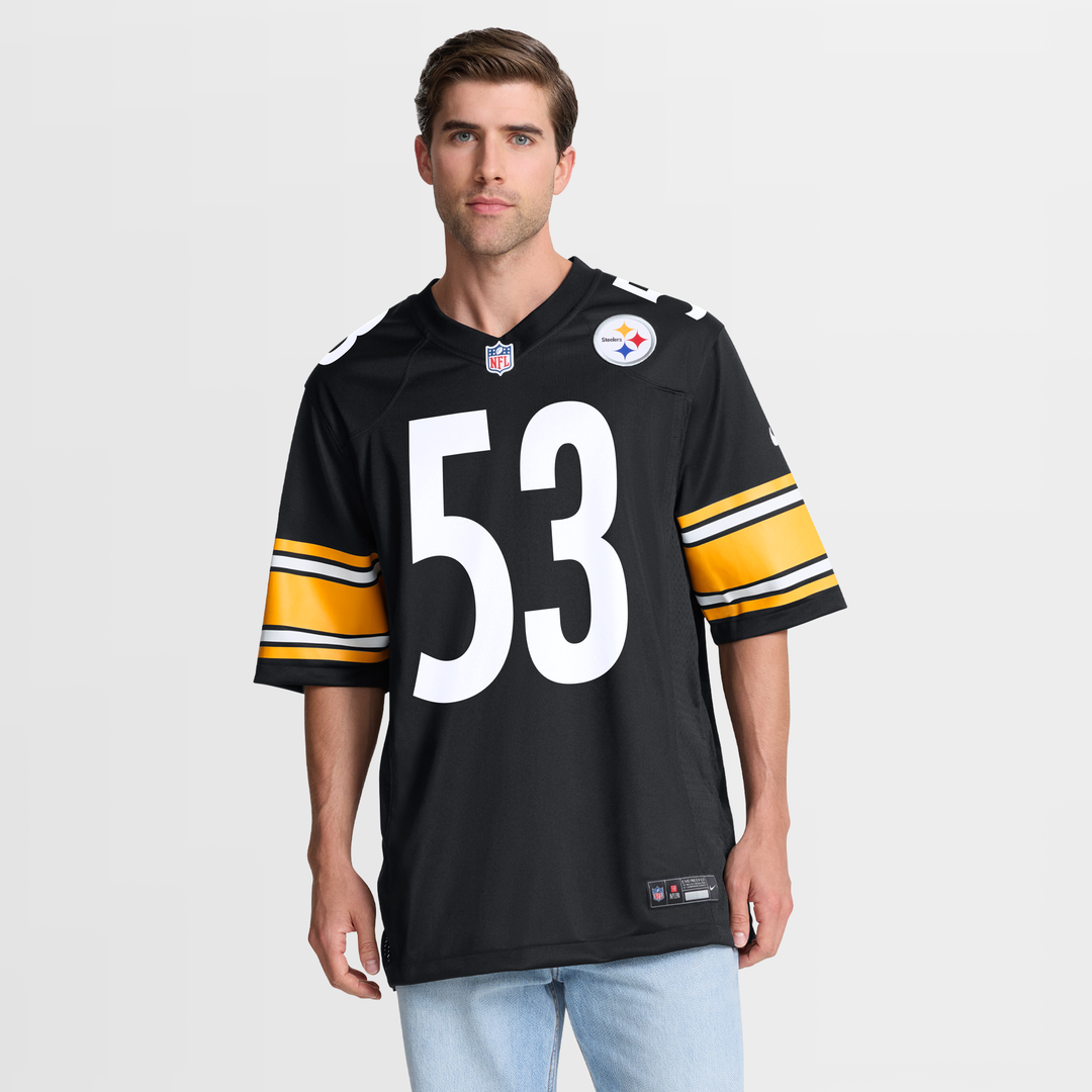 Pittsburgh Steelers JaWhaun Bentley Nike Black Game Jersey product image 4