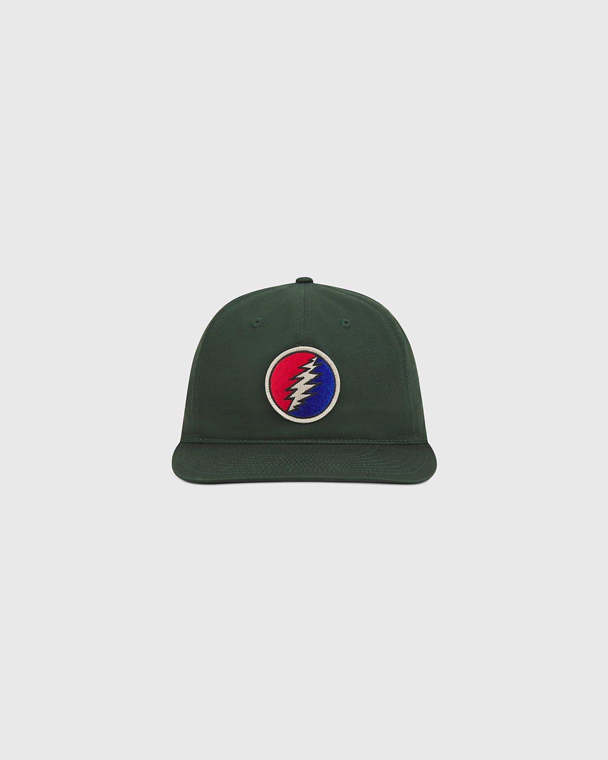 Grateful Dead Lightning Bolt Cotton Twill Ballcap product image 1, provided for visual reference and product detail review