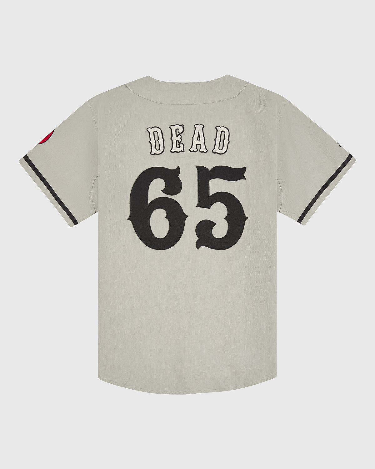 Grateful Dead Cotton Twill Button-Up Baseball Jersey product image 4, provided for visual reference and product detail review