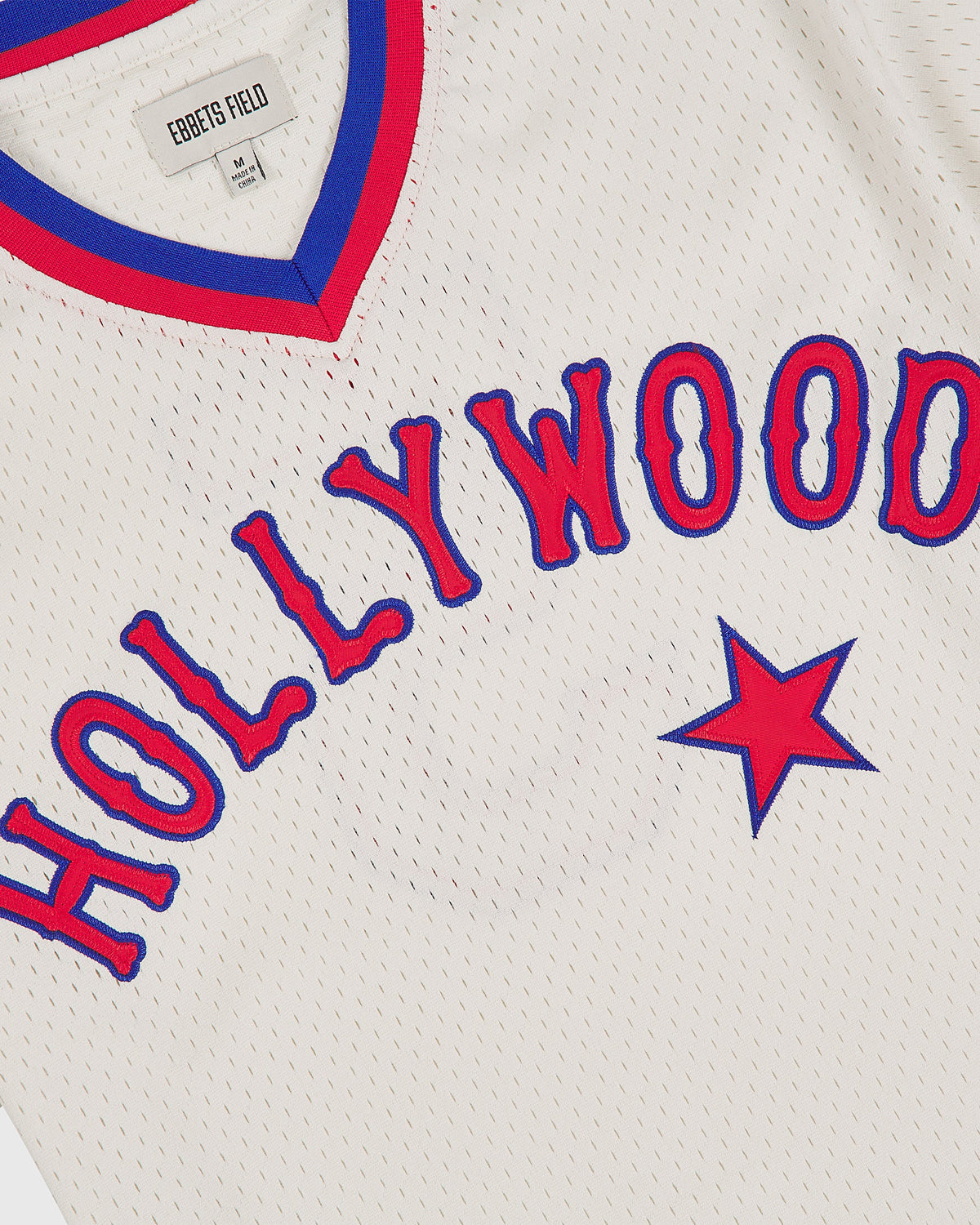 Hollywood Stars 1940 Mesh V-Neck Home Jersey product image 2, provided for visual reference and product detail review