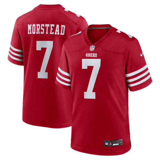 San Francisco 49ers Thomas Morstead Nike Scarlet Game Jersey product image 1