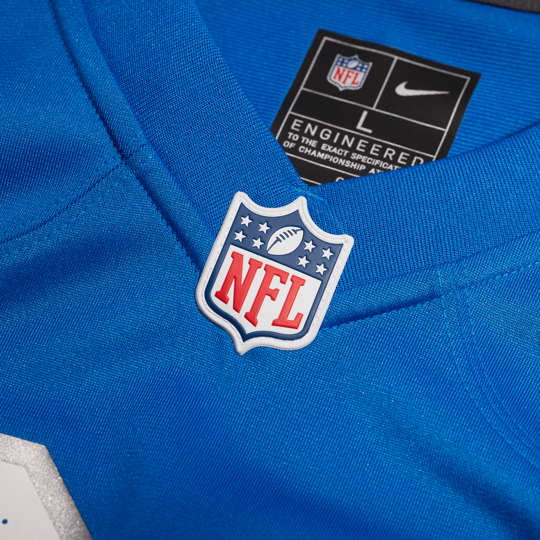 Detroit Lions Larry Borom Nike Blue Game Jersey product image 6