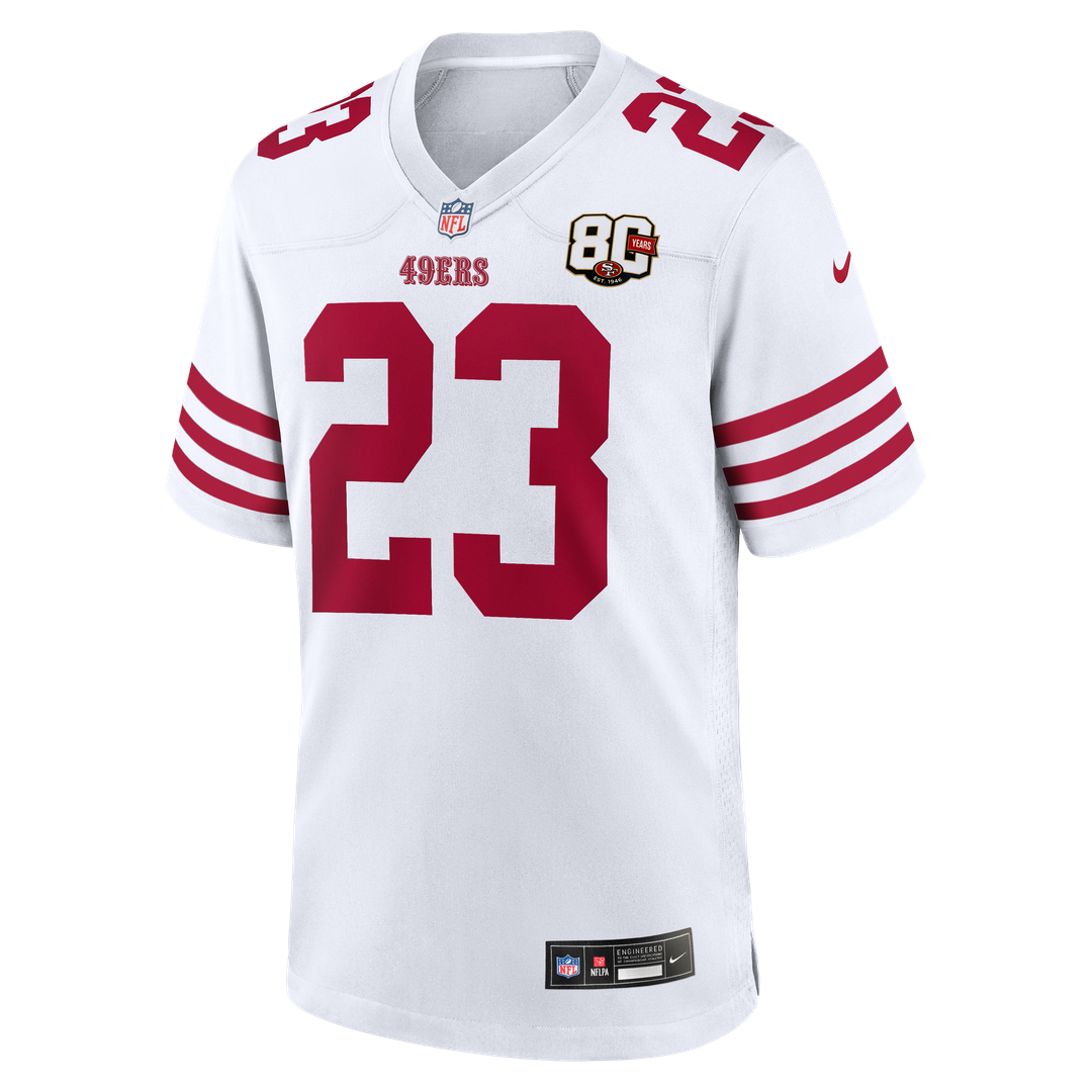 San Francisco 49ers Christian McCaffrey Nike White 80th product image 5