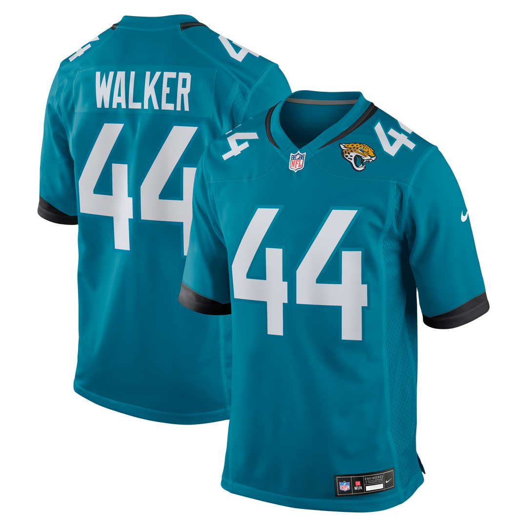 Jacksonville Jaguars Travon Walker Nike Teal Game Jersey product image 9