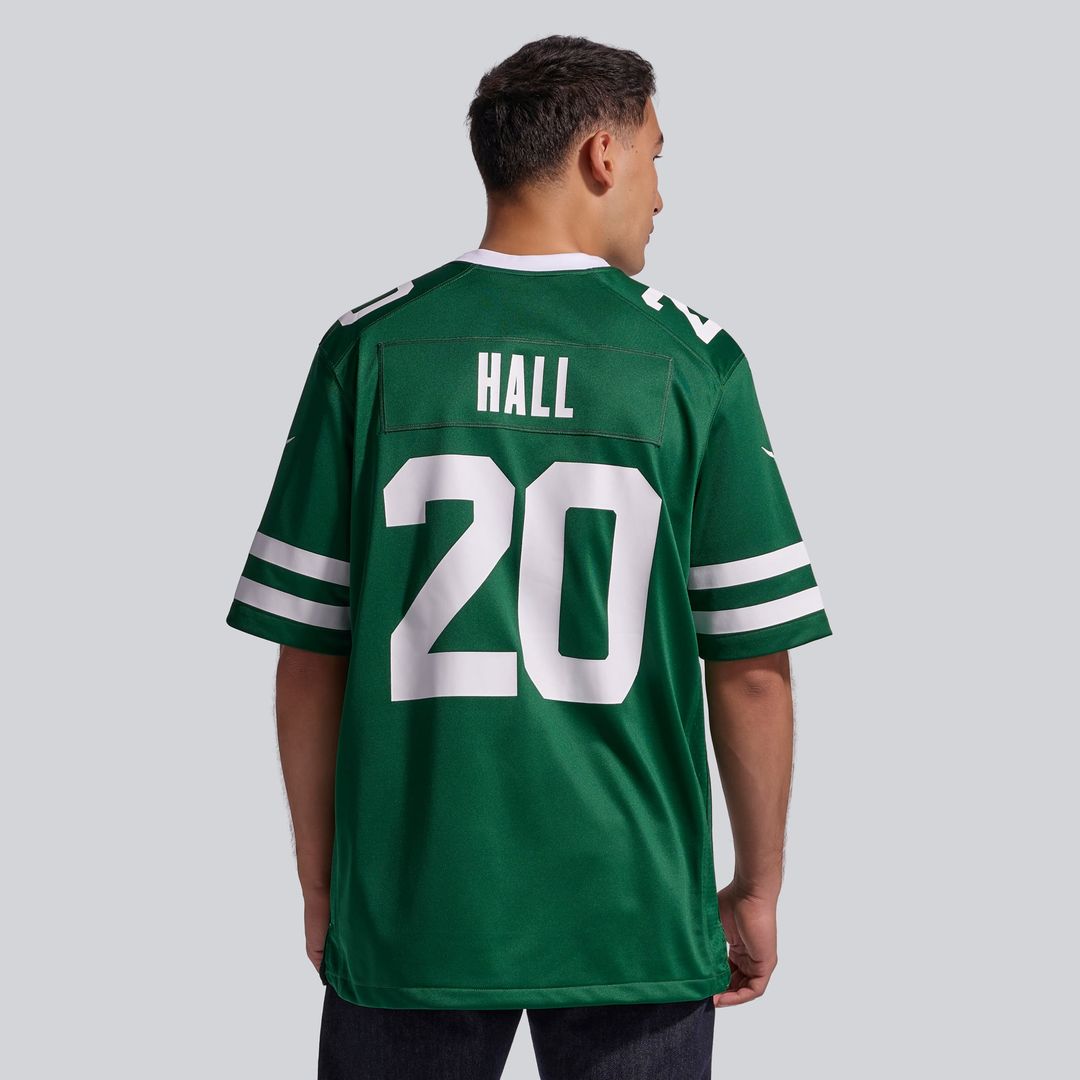 New York Jets Breece Hall Nike Legacy Black Alternate Game product image 15