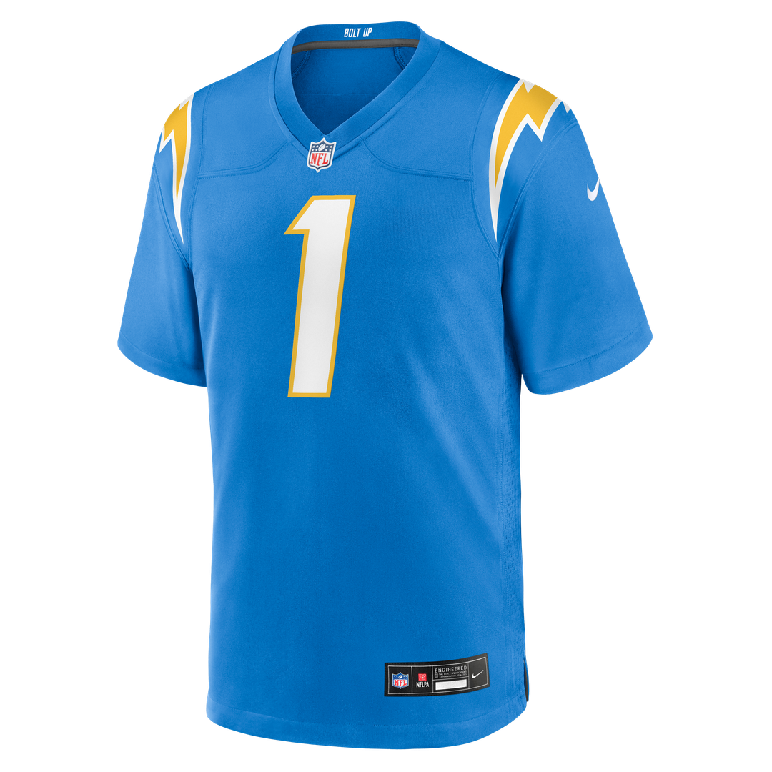 Los Angeles Chargers Akheem Mesidor Nike Powder Blue Game product image 2