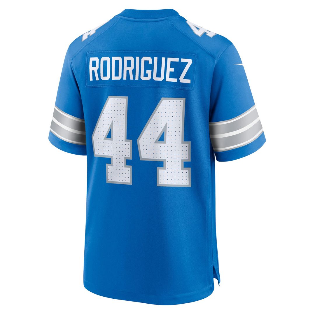 Detroit Lions Malcolm Rodriguez Nike Blue Game Jersey product image 3