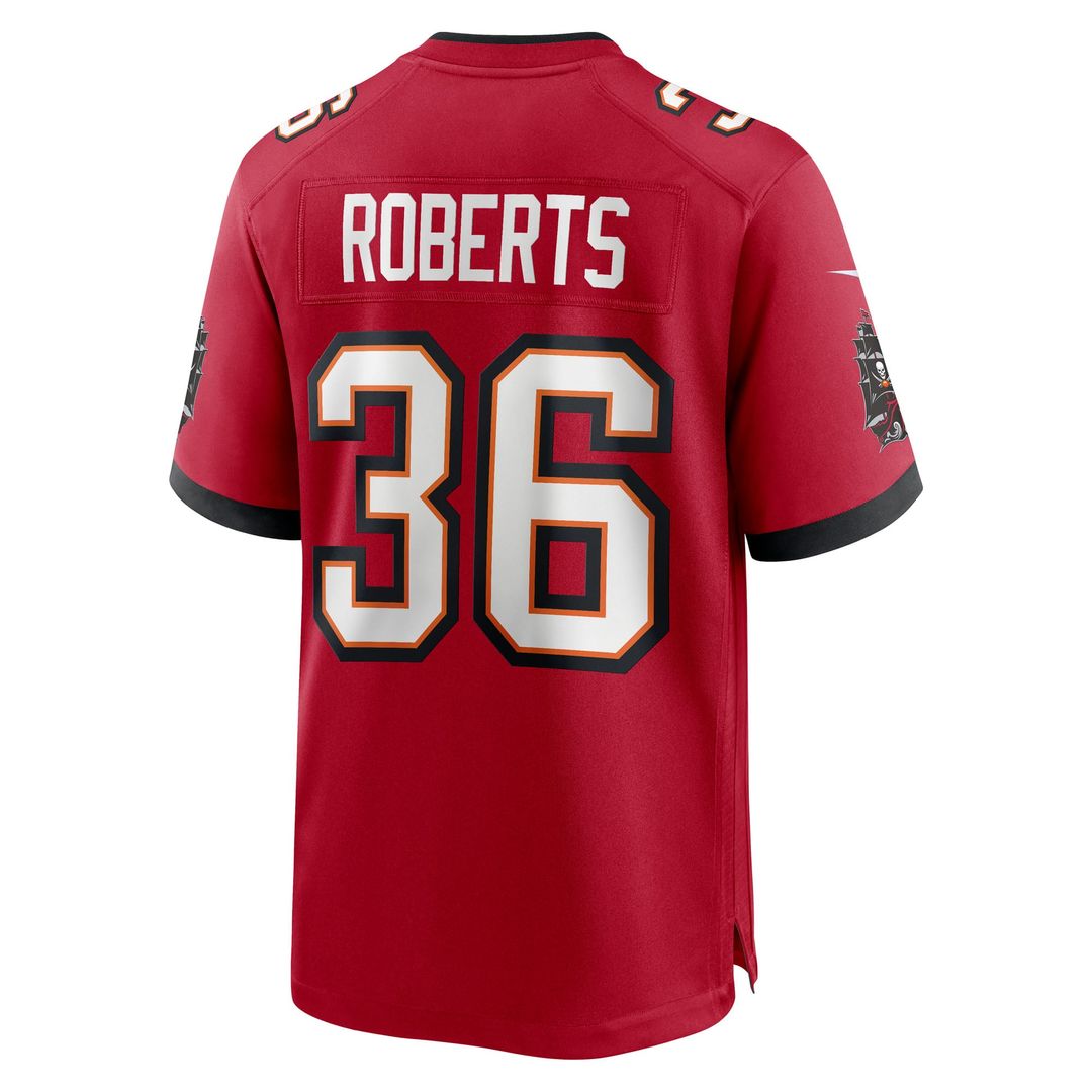 Tampa Bay Buccaneers JJ Roberts Nike Red Game Jersey product image 3