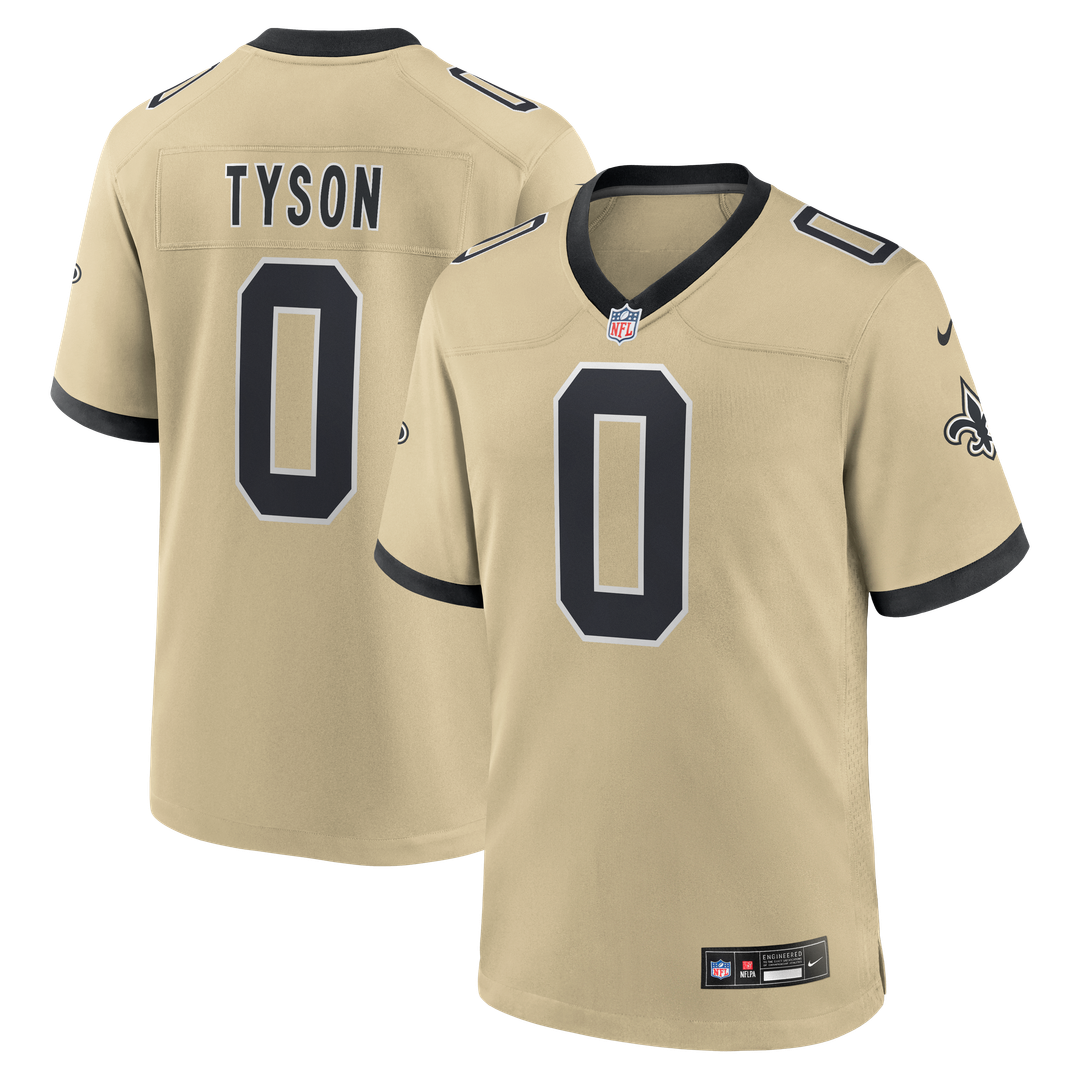 New Orleans Saints Jordyn Tyson Nike Black Game Jersey product image 13