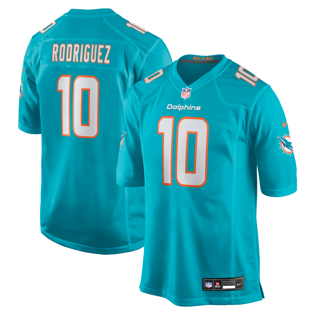 Miami Dolphins Jacob Rodriguez Nike Aqua Game Jersey product image 1
