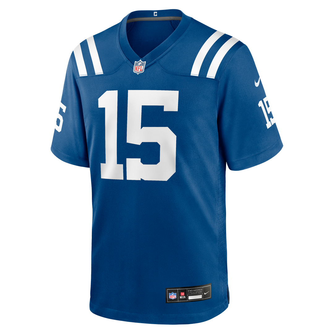 Indianapolis Colts Riley Leonard Nike Royal Game Jersey product image 2