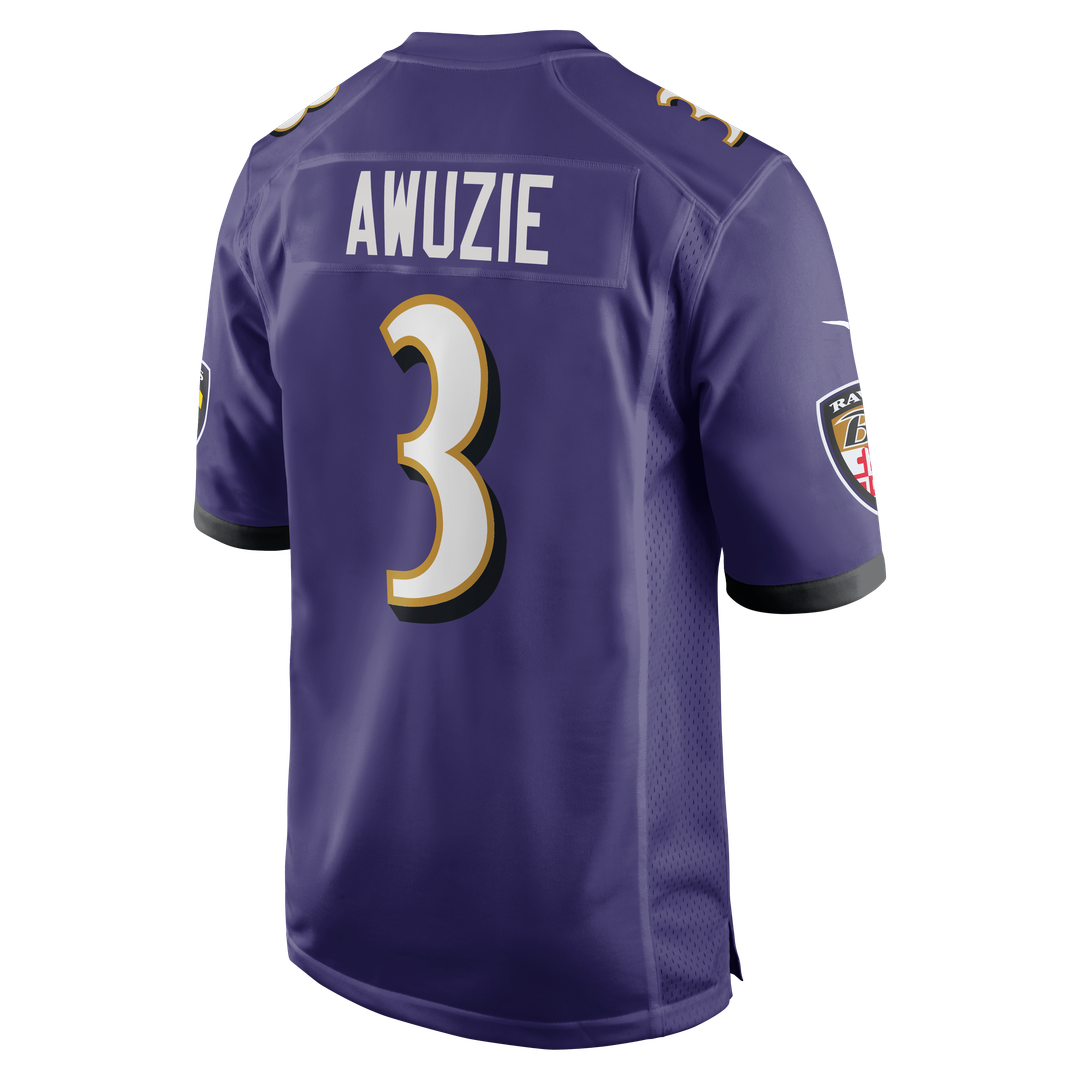 Baltimore Ravens Chidobe Awuzie Nike Purple Game Jersey product image 3