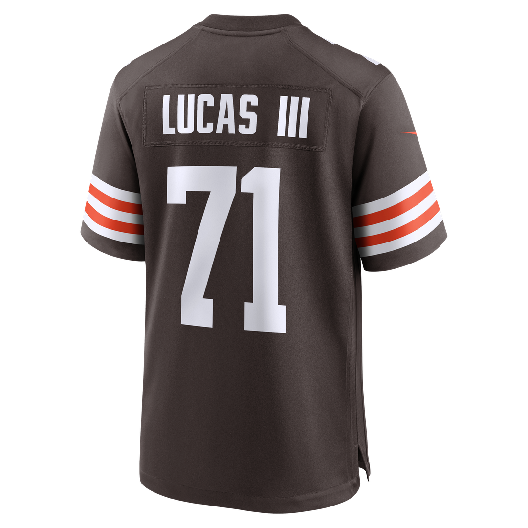 Cleveland Browns Cornelius Lucas Nike Brown Game Jersey product image 3
