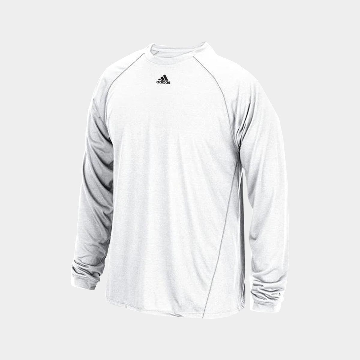 Climalite Long Sleeve Shirt White for Men product image 1, provided for visual reference and product detail review