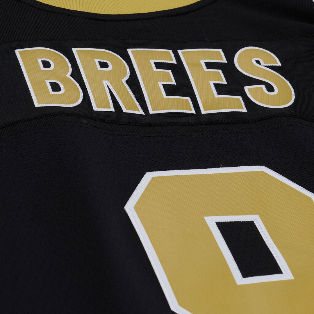 New Orleans Saints Drew Brees Mitchell & Ness Black 2009 product image 7
