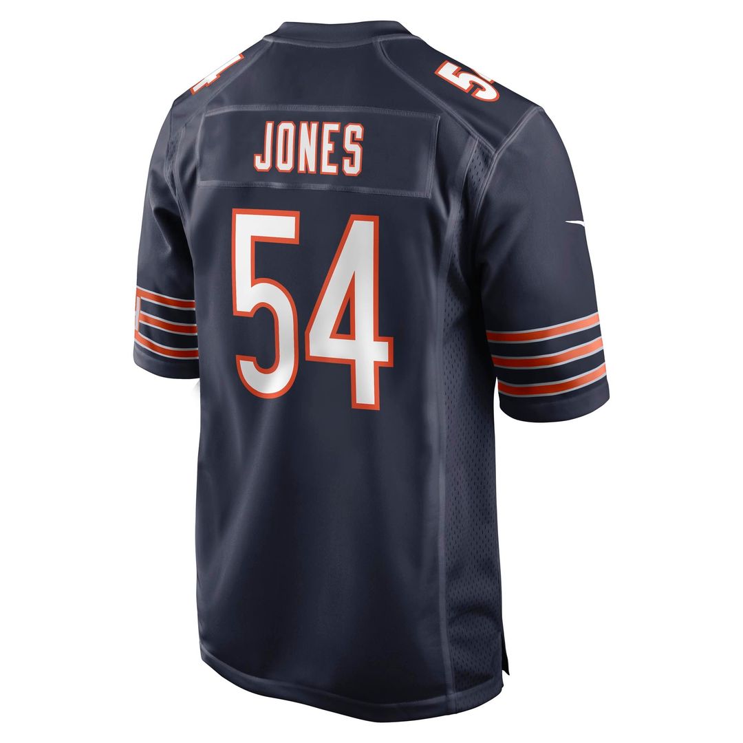 Chicago Bears Logan Jones Nike Navy Game Jersey product image 5