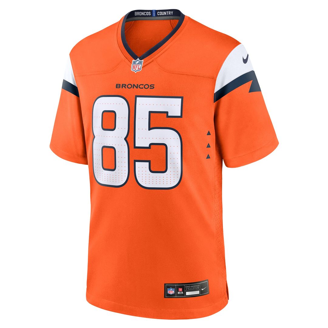 Denver Broncos Lucas Krull Nike Orange Game Jersey product image 2
