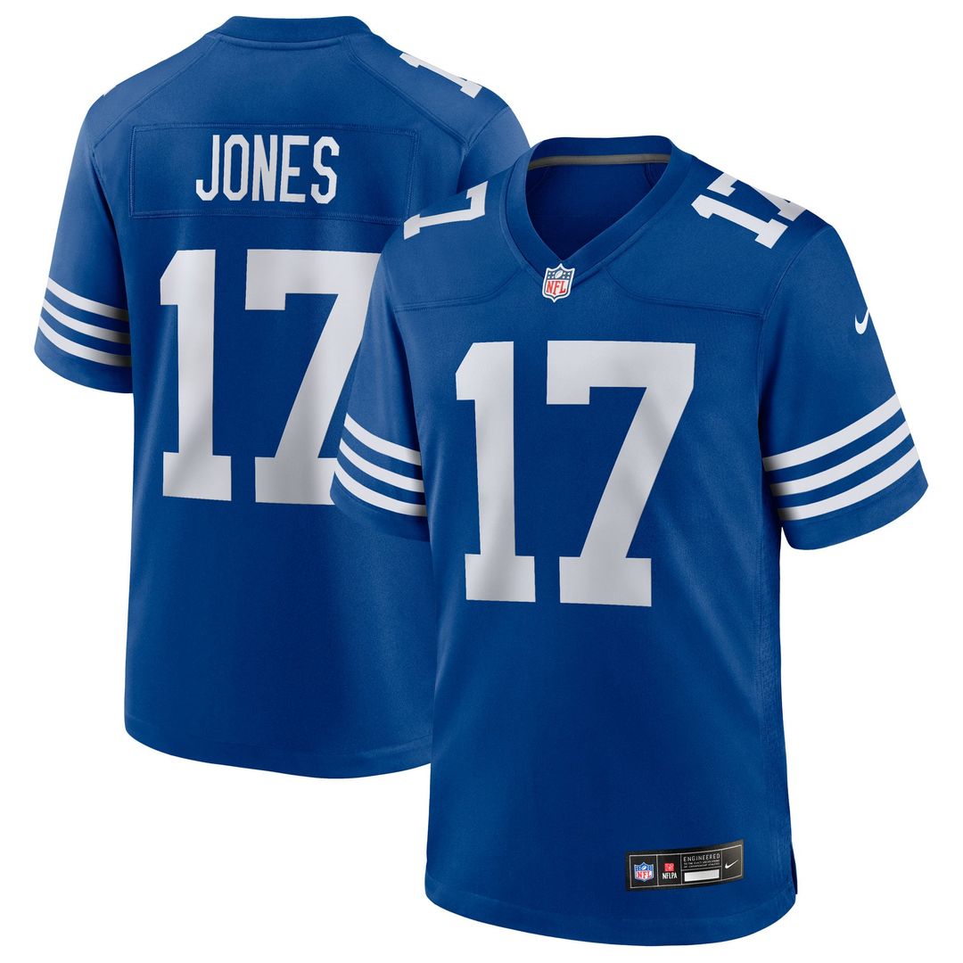 Indianapolis Colts Daniel Jones Nike Royal Alternate Game product image 1