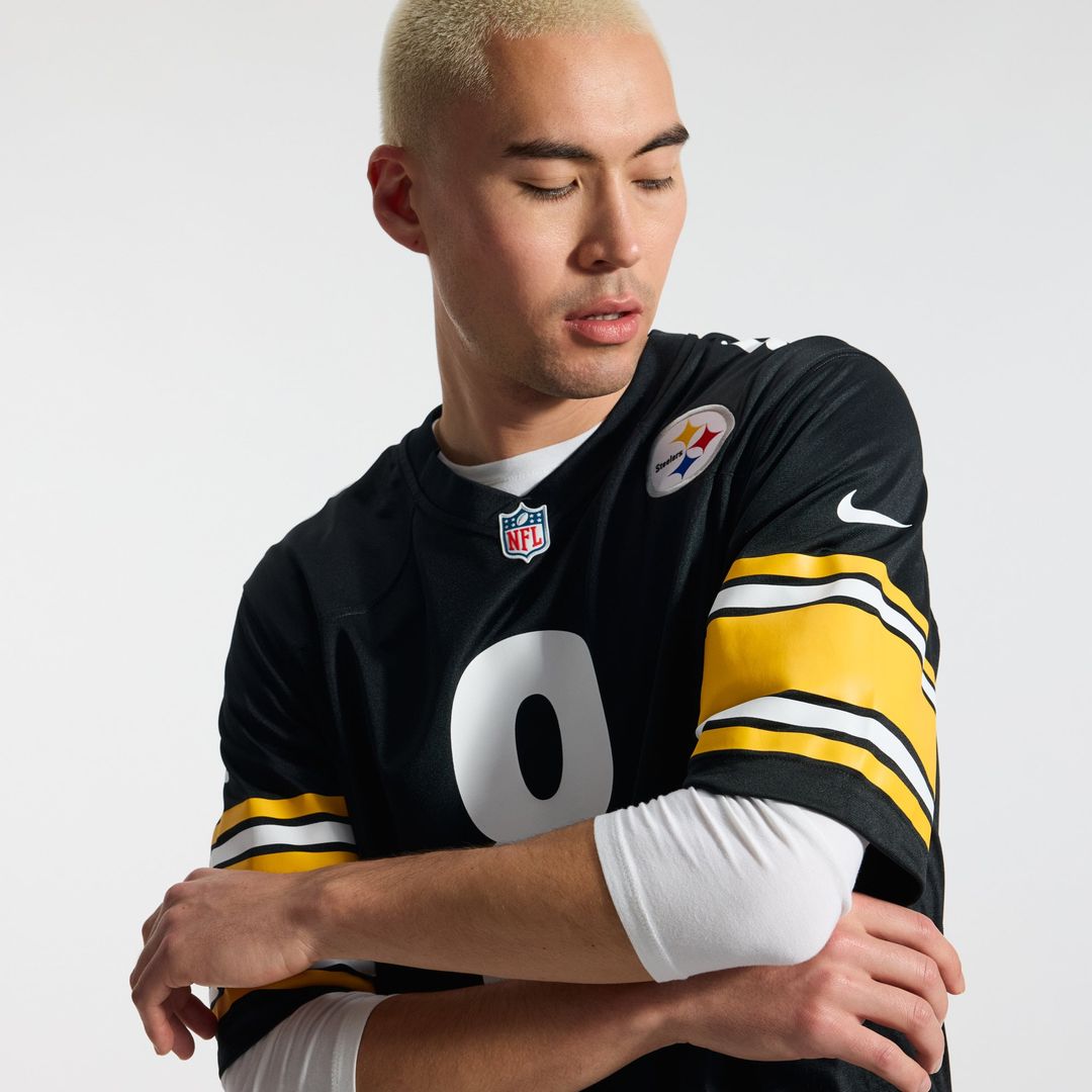 Pittsburgh Steelers Aaron Rodgers Nike Black Game Jersey product image 23