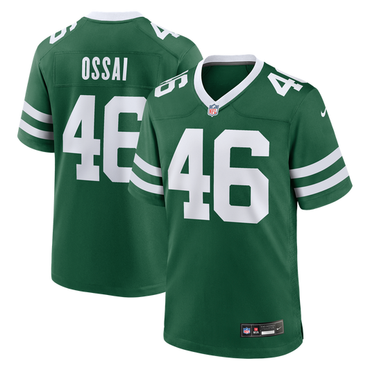 New York Jets Joseph Ossai Nike Legacy Green Game Jersey product image 1