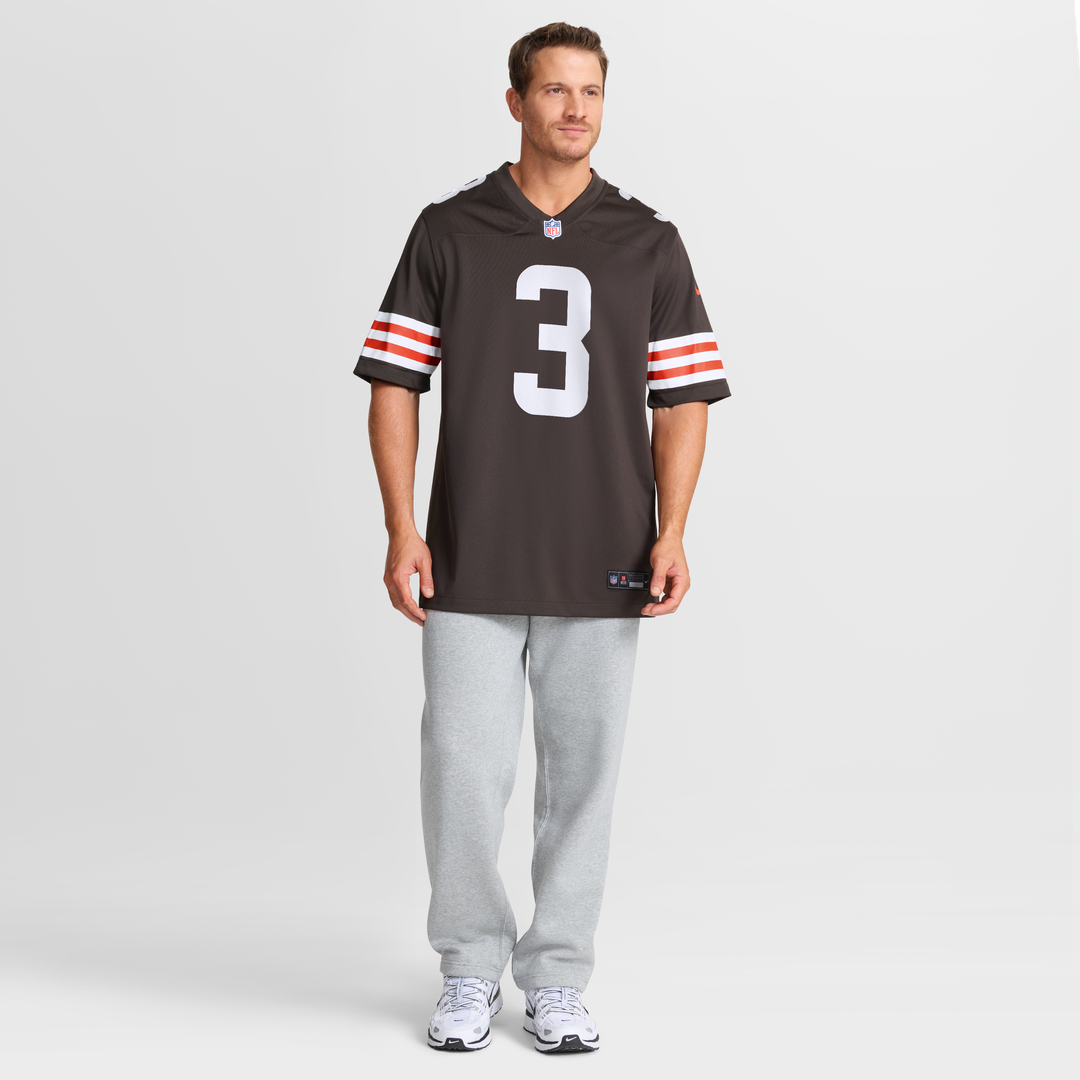 Cleveland Browns Jerry Jeudy Nike Brown Game Jersey product image 7