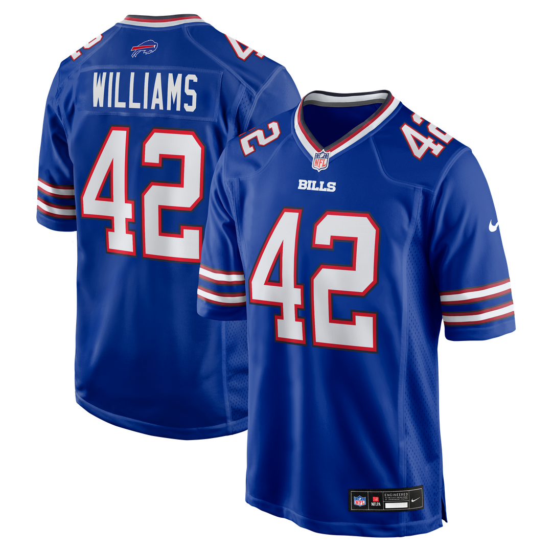 Buffalo Bills Dorian Williams Nike Royal Home Game Jersey product image 1