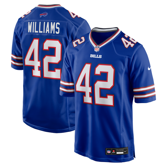 Buffalo Bills Dorian Williams Nike Royal Home Game Jersey product image 1