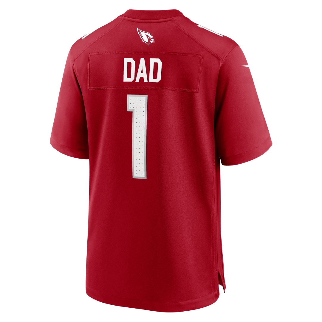Arizona Cardinals Number 1 Dad Nike Cardinal Game Jersey product image 3
