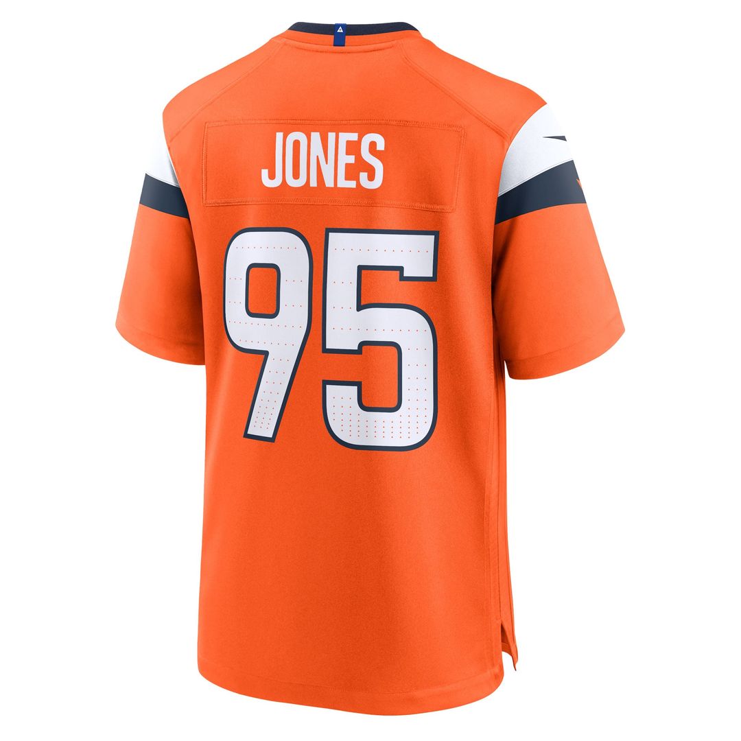 Denver Broncos Sai'vion Jones Nike Orange Game Jersey product image 3