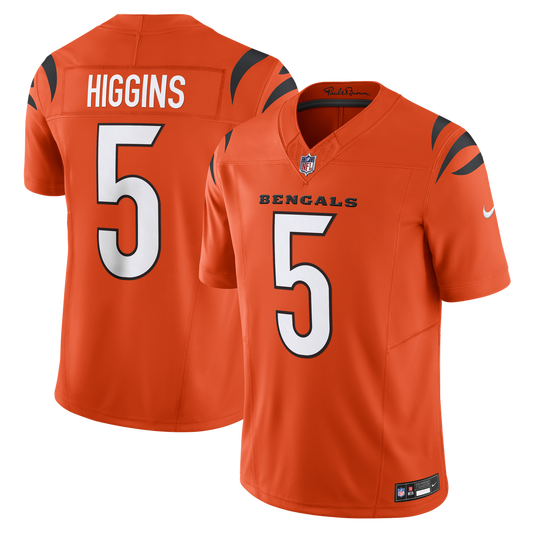 Cincinnati Bengals Tee Higgins Nike Orange Vapor FUSE product image 1