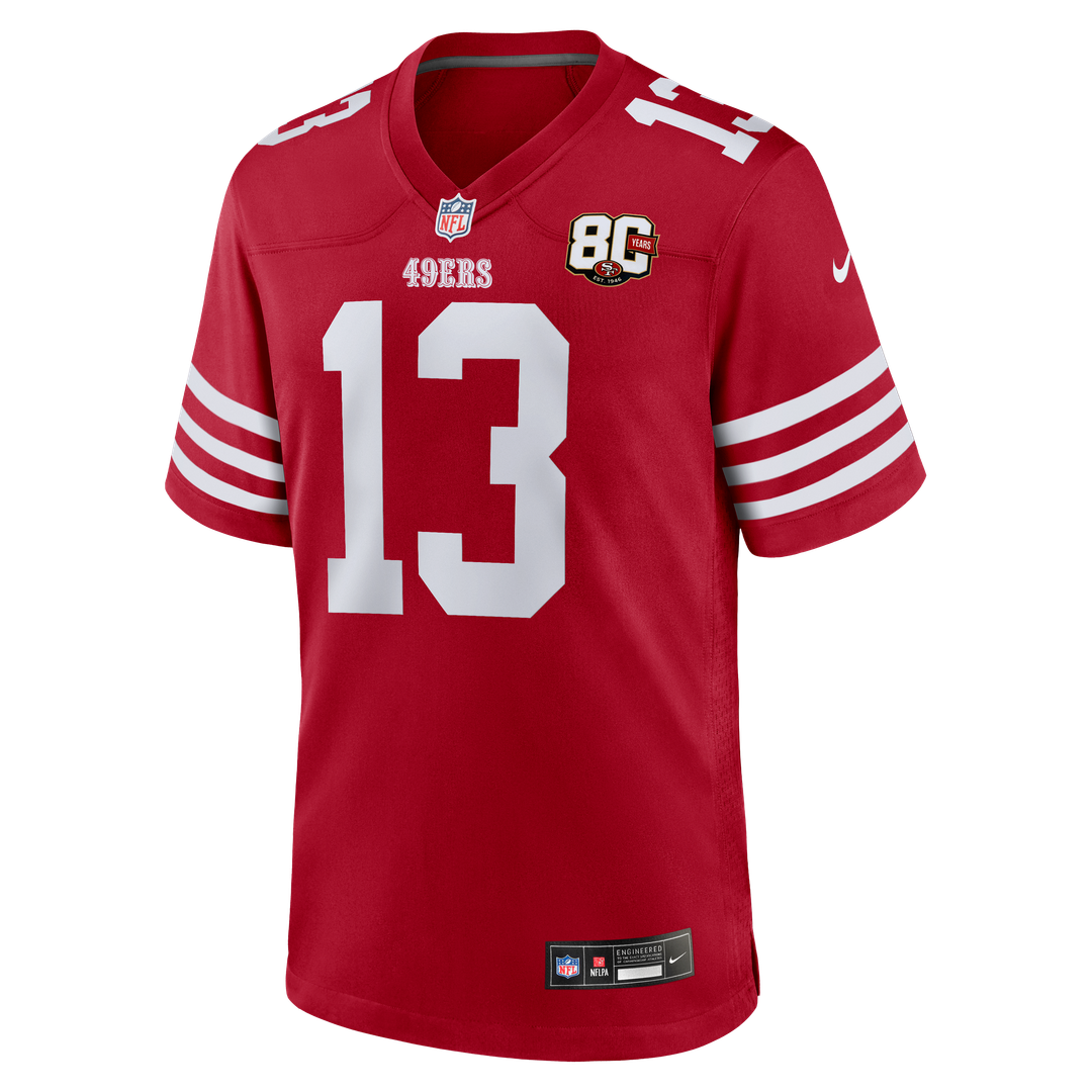 San Francisco 49ers Brock Purdy Nike White 80th Anniversary product image 12
