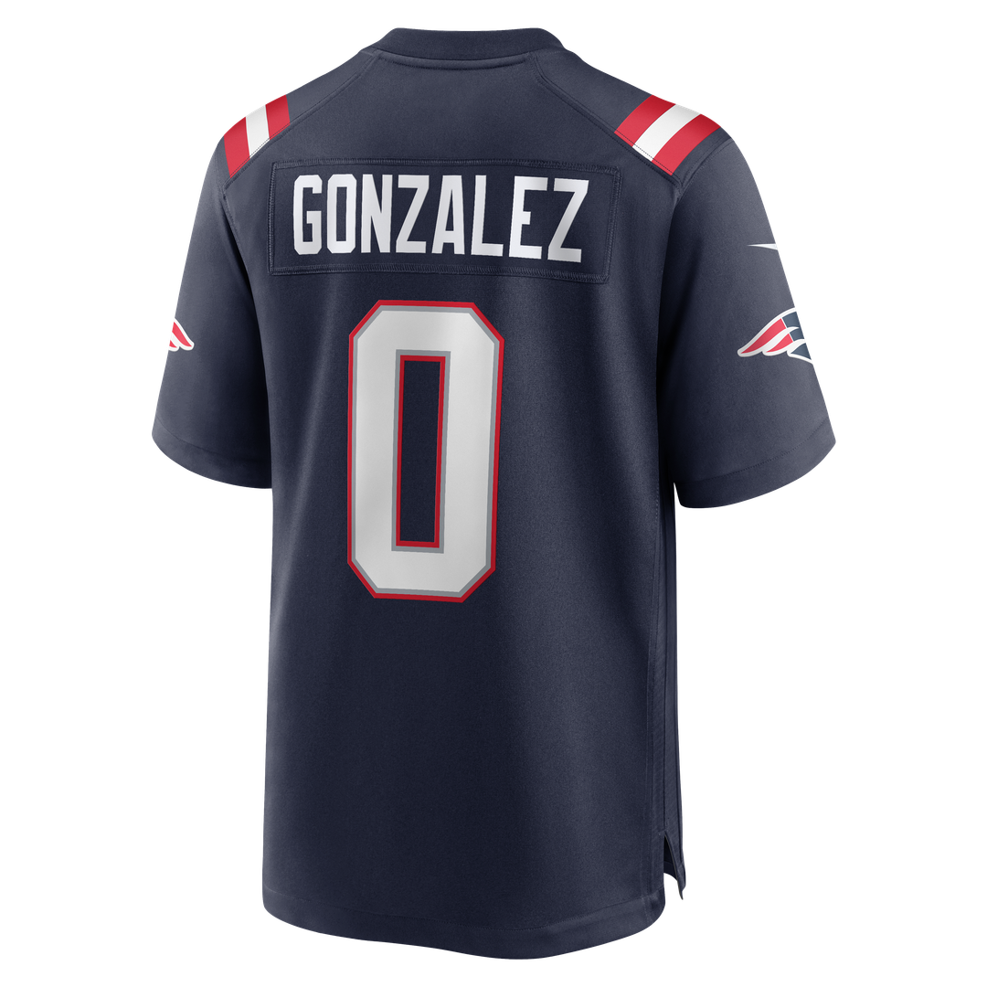 New England Patriots Christian Gonzalez Nike White Game product image 29