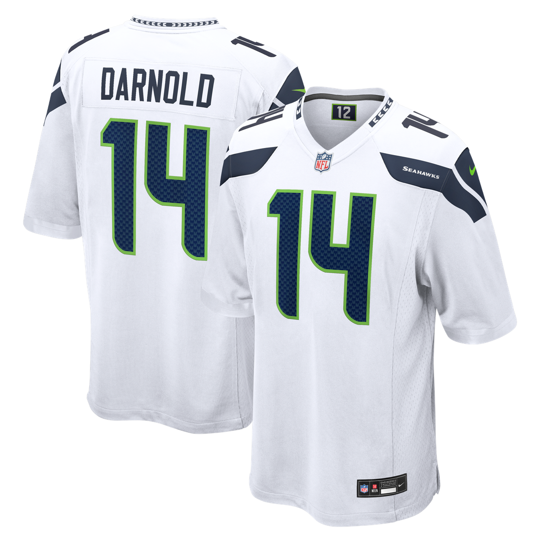 Seattle Seahawks Sam Darnold Nike White Game Jersey product image 4