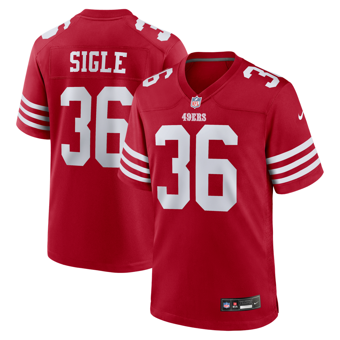 San Francisco 49ers Marques Sigle Nike Scarlet Game Jersey product image 1
