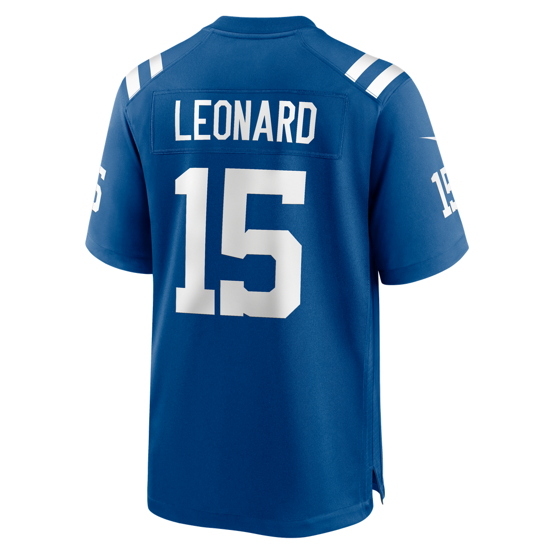 Indianapolis Colts Riley Leonard Nike Royal Game Jersey product image 3