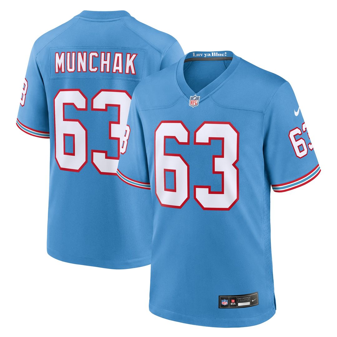 Tennessee Titans Mike Munchak Nike Light Blue Retired product image 1