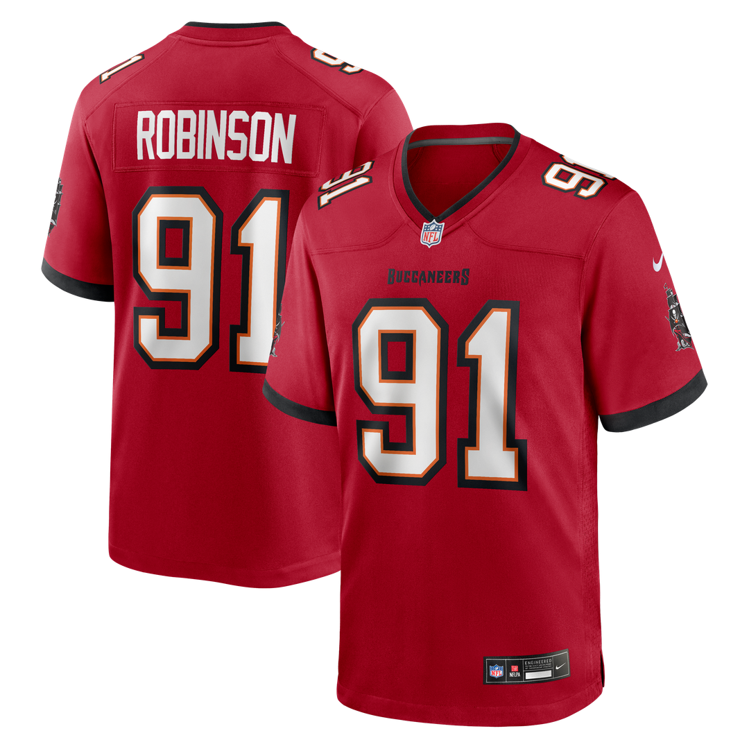 Tampa Bay Buccaneers A'Shawn Robinson Nike Red Game Jersey product image 1