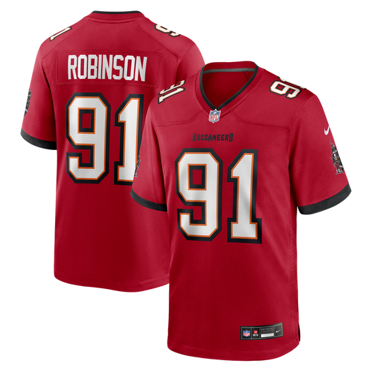 Tampa Bay Buccaneers A'Shawn Robinson Nike Red Game Jersey product image 1