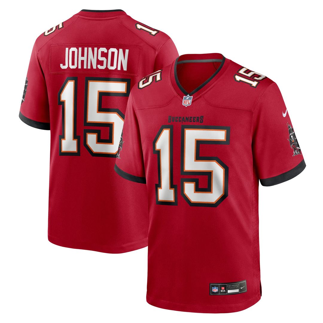 Tampa Bay Buccaneers Tez Johnson Nike Red Game Jersey product image 1