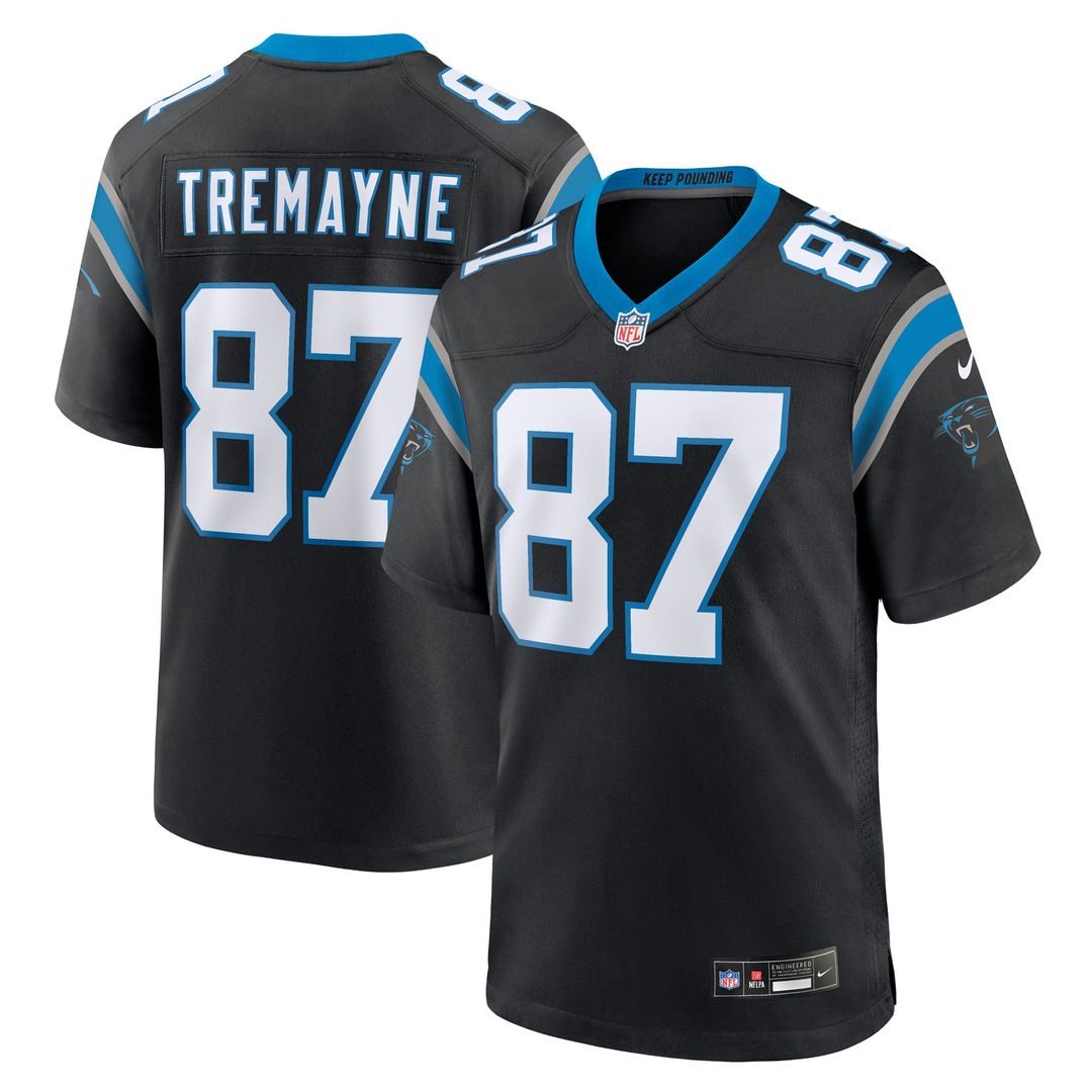 Carolina Panthers Brycen Tremayne Nike Black Game Jersey product image 1