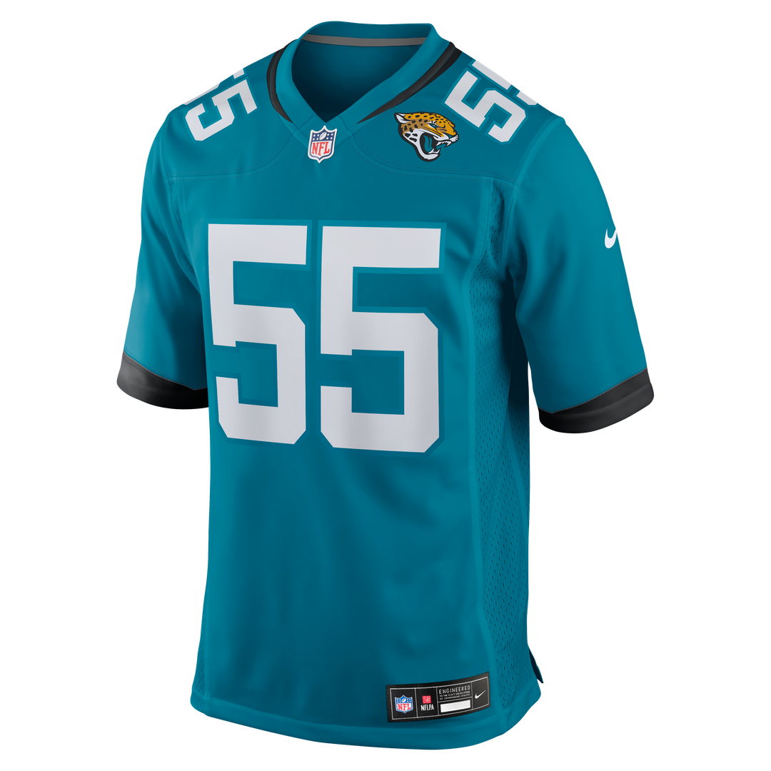 Jacksonville Jaguars Dequan Jackson Nike Teal Game Jersey product image 2