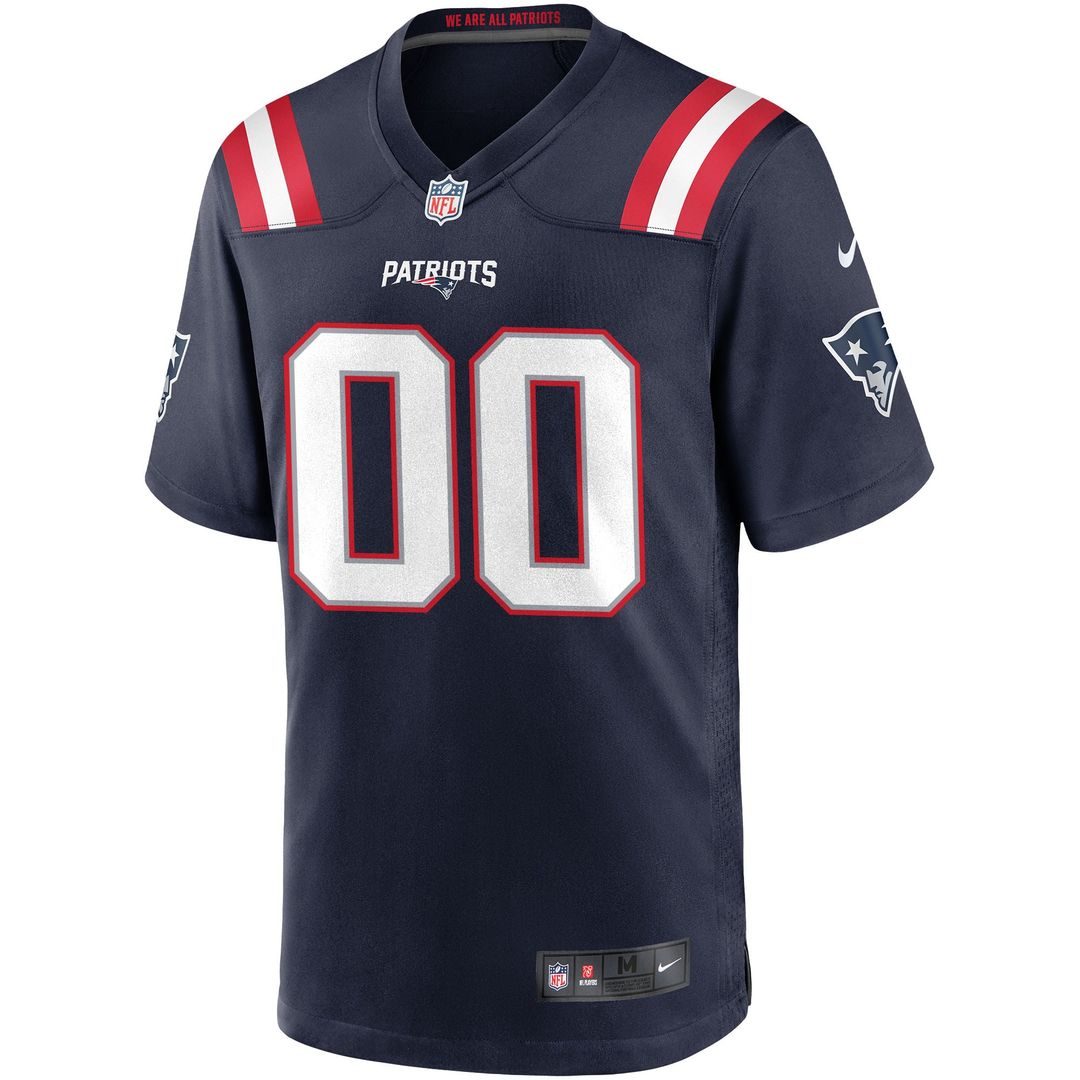 Nike New England Patriots Navy Custom Jersey product image 3